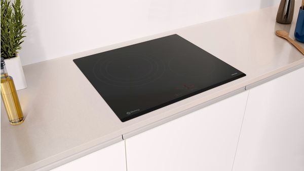 Placa de inducción 60 cm Negro, Placa sin marco de acero inoxidable 3EB967FR 3EB967FR-4