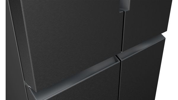 iQ300 French door bottom freezer, multi door 183 x 90.5 cm Black stainless steel KF96NAXEAG KF96NAXEAG-10