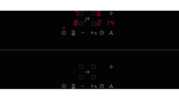 N 50 Induction hob with integrated ventilation system 60 cm surface mount without frame V56NBS1L0 V56NBS1L0-2