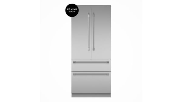 Freedom® Built-in French Door Bottom Freezer 36'' Professional Stainless Steel T36BT120NS T36BT120NS-1