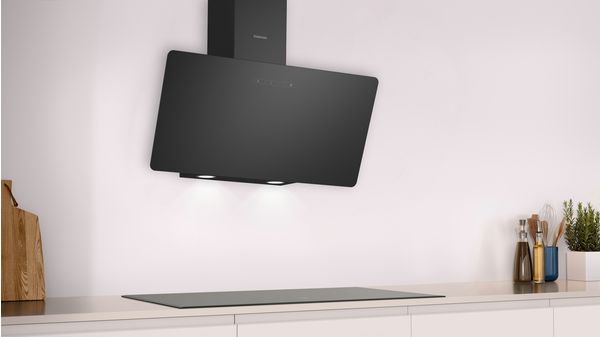 Wandesse 80 cm Klarglas schwarz bedruckt, Schwarz CD688866 CD688866-2