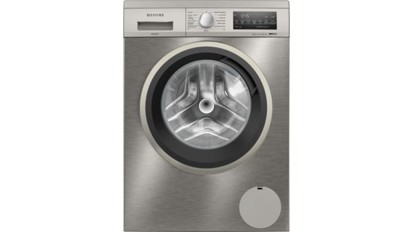 Siemens iQ500 Lavadora de carga frontal 9 kg máx. 1400 rpm, Acero antihuellas WU14UT6KES