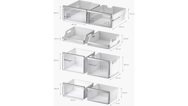 Multipuerta 183 x 90.5 cm Acero antihuellas, Total No Frost 3KME598XI 3KME598XI-8