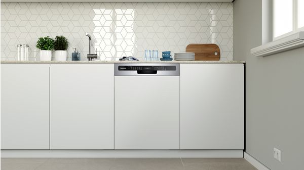 Teilintegrierter Geschirrspüler 60 cm Gebürsteter Stahl, XXL CB6IS00HTE CB6IS00HTE-2