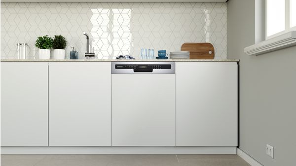 Teilintegrierter Geschirrspüler 60 cm Gebürsteter Stahl CG5IS02ITE CG5IS02ITE-2