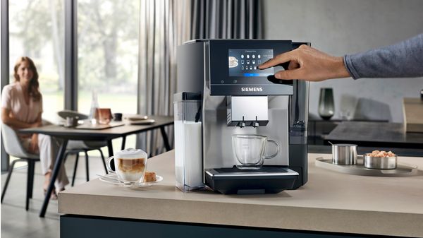 Fully automatic coffee machine EQ700 integral Inox silver metallic TQ703GB7 TQ703GB7-9