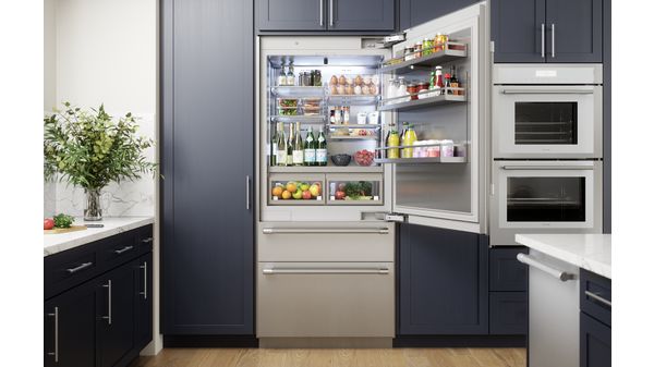 Freedom® Réfrigérateur combiné intégrable 36'' Professional Inox T36BB120SS T36BB120SS-4