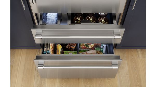 Freedom® Built-in Two Door Bottom Freezer 36'' Professional Stainless Steel T36BB120SS T36BB120SS-12