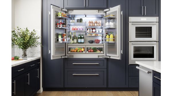 Freedom® Réfrigérateur combiné intégrable à portes françaises avec congélateur en bas Panel Ready T42IT100NP T42IT100NP-4