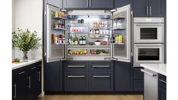 Freedom® Réfrigérateur combiné intégrable à portes françaises avec congélateur en bas Panel Ready T48IT100NP T48IT100NP-5