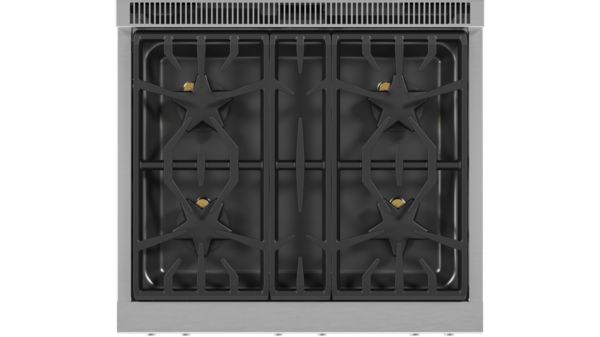 Gas Professional Range 30'' Pro Harmony® Standard Depth Stainless Steel PRG304WH PRG304WH-3