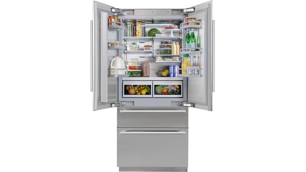 Freedom® Réfrigérateur combiné intégrable à portes françaises avec congélateur en bas 36'' Masterpiece® Inox T36BT110NS T36BT110NS-4