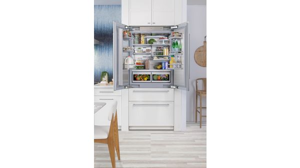 Freedom® Réfrigérateur combiné intégrable à portes françaises avec congélateur en bas 36'' Panel Ready T36IT100NP T36IT100NP-5