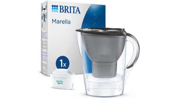 BRITA Wasserfilter-Kanne Marella graphit 2,4 L 17008533 17008533-1