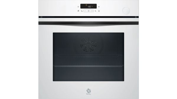 Horno con vapor pirolítico 60 x 60 cm Cristal blanco 3HA5829B3 3HA5829B3-1