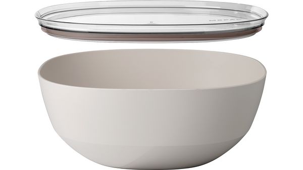 Mepal Servierschale silueta mit Deckel 5000ml, nordic white 17008675 17008675-2