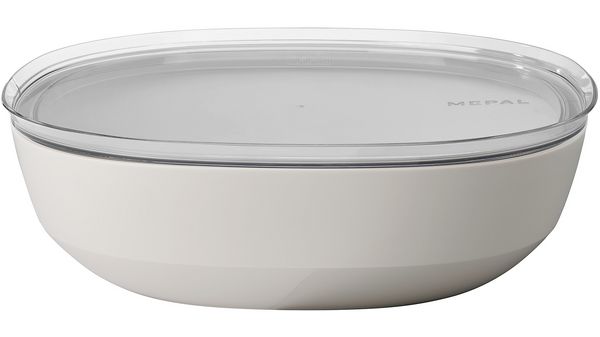 Mepal Servierschale silueta mit Deckel 4000ml, nordic white 17008673 17008673-1