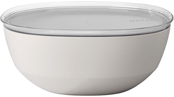 Mepal Servierschale silueta mit Deckel 5000ml, nordic white 17008675 17008675-1