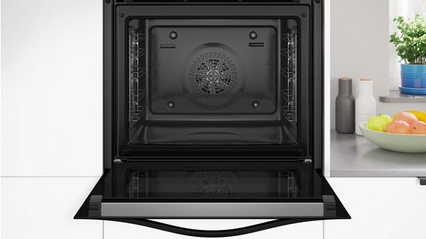 Einbau-Backofen-Set CF4M28063 + CZ11TI15X0 Einbau-Backofen, Clip-Auszug CX53EZ01T CX53EZ01T-7