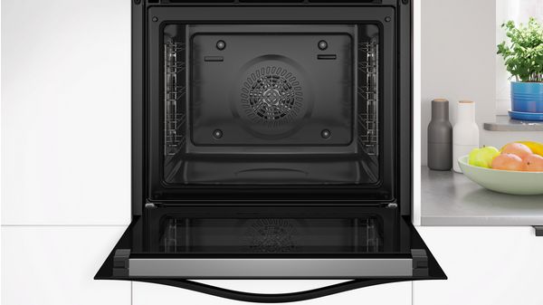 Einbau-Backofen-Set CF4M28063 + CZ11TI15X0 Einbau-Backofen, Clip-Auszug CX53EZ01T CX53EZ01T-3