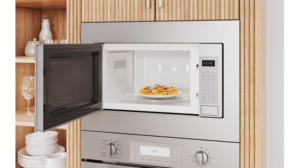 Masterpiece® Built-In Microwave 24'' Left Side Opening Door, Stainless Steel MBCS MBCS-5