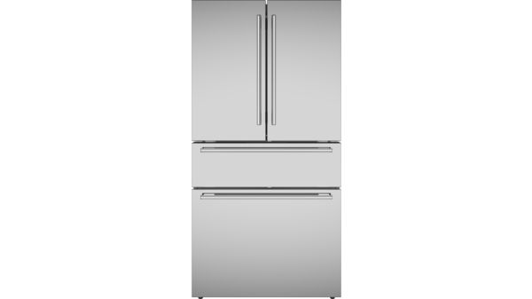 Freedom® Réfrigérateur à portes françaises congélateur en bas 36'' Masterpiece® Inox T36FL810NS T36FL810NS-1