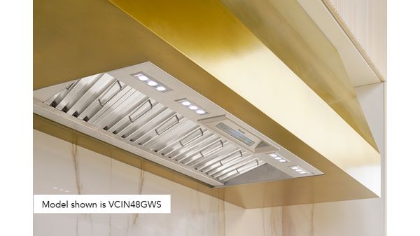 Professional Low-Profile Wall Hood 48'' Stainless Steel VCIN48GWS VCIN48GWS-2