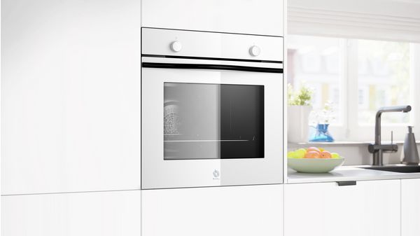 Horno 60 x 60 cm Cristal blanco 3HB5000B3 3HB5000B3-5
