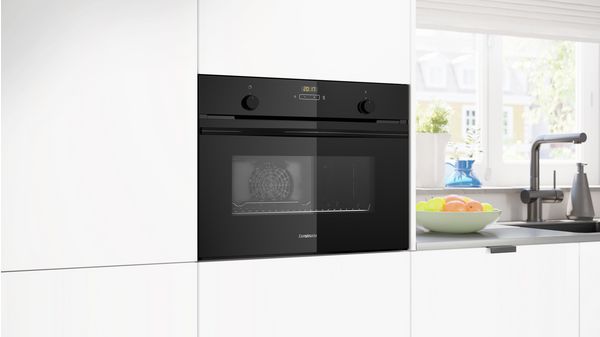 Einbau-Kompaktbackofen 60 x 45 cm Schwarz CC4M61063 CC4M61063-5