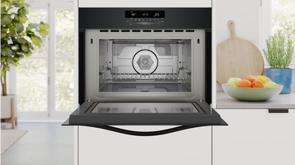 Einbau Mikrowelle mit Heißluft 60 x 45 cm Schwarz CC4W91963 CC4W91963-4