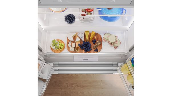 Freedom® Réfrigérateur à portes françaises congélateur en bas 36'' Professional Inox T36FL821NS T36FL821NS-11