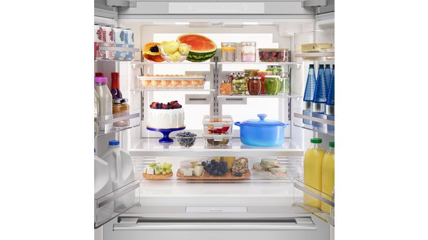 Freedom® Réfrigérateur à portes françaises congélateur en bas 36'' Masterpiece® Inox T36FL810NS T36FL810NS-8