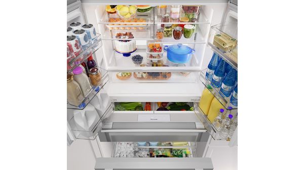 Freedom® Réfrigérateur à portes françaises congélateur en bas 36'' Masterpiece® Inox T36FL810NS T36FL810NS-6