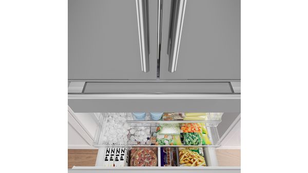 Freedom® Réfrigérateur à portes françaises congélateur en bas 36'' Masterpiece® Inox T36FL810NS T36FL810NS-5