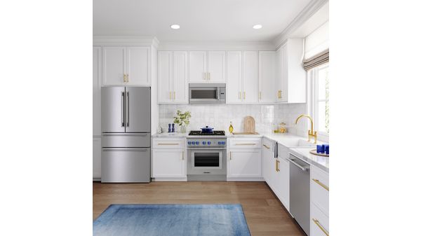 Freedom® Réfrigérateur à portes françaises congélateur en bas 36'' Masterpiece® Inox T36FL810NS T36FL810NS-4