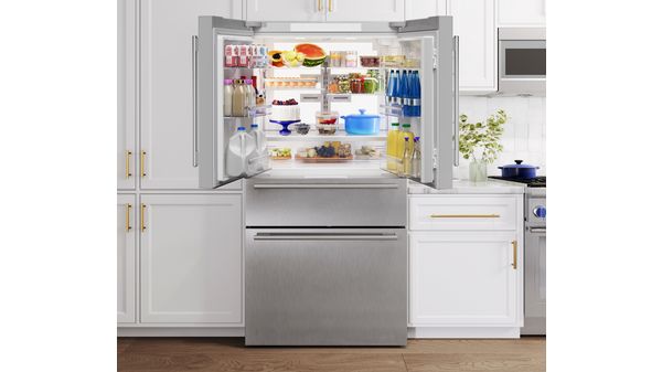 Freedom® Réfrigérateur à portes françaises congélateur en bas 36'' Masterpiece® Inox T36FL810NS T36FL810NS-3