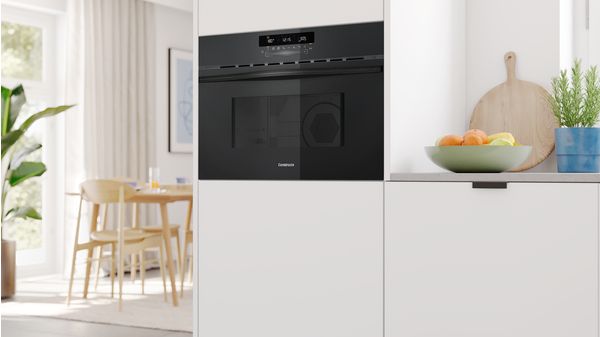Einbau Mikrowelle mit Heißluft 60 x 45 cm Schwarz CC4W91963 CC4W91963-5