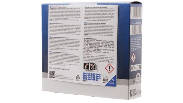 Pflegemittel für Wärmepumpentrockner MIT INTEGRIERTEM PFLEGEPROGRAMM (CP1/CP2) 00312474 00312474-3