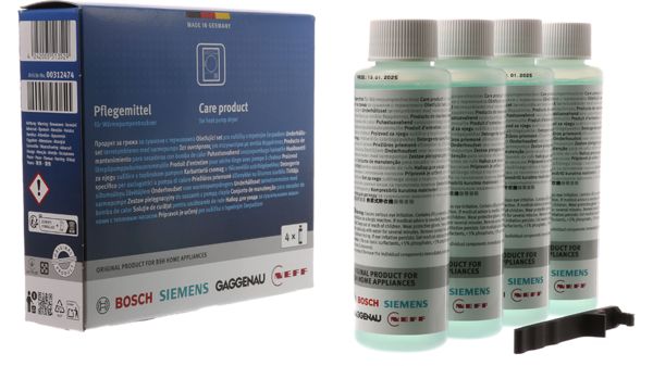 Pflegemittel für Wärmepumpentrockner MIT INTEGRIERTEM PFLEGEPROGRAMM (CP1/CP2) 00312474 00312474-2
