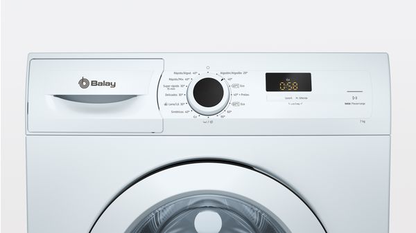 Lavadora 7 kg 1000 rpm, Blanco 3TS772BE 3TS772BE-3