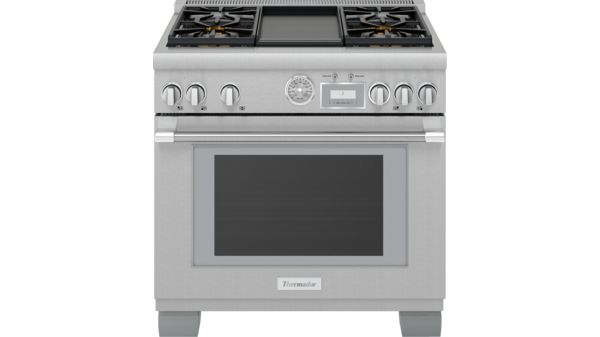 Cuisinière Professional entièrement au gaz de 36 po, série Pro Grand, de profondeur commerciale PRG364WDG PRG364WDG-1