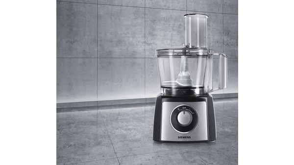 Kompakt-Küchenmaschine MultiTalent 3 800 W Schwarz, Edelstahl gebürstet MK3501M MK3501M-2