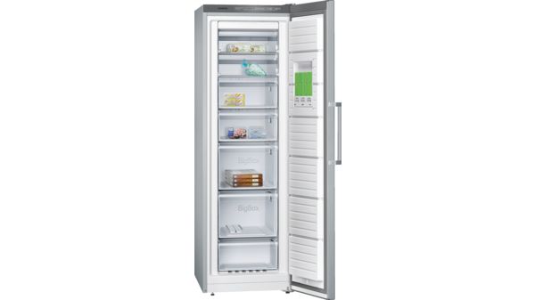 iQ300 free-standing freezer Inox-easyclean GS36NVI30G GS36NVI30G-1