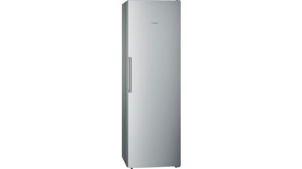 iQ300 Congelador de libre instalación 186 x 60 cm Acero cepillado antihuellas GS36NVI30 GS36NVI30-2