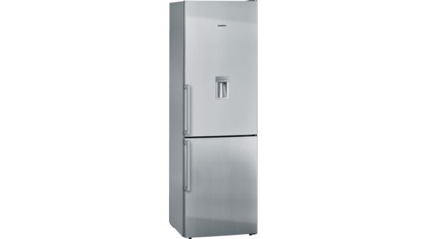 iQ300 Réfrigérateur combiné pose-libre 60 cm, inox-easyclean KG36DVI30 KG36DVI30-3
