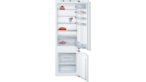 N 70 Beépíthető, alulfagyasztós hűtő-fagyasztó kombináció 177.2 x 55.8 cm KI6876F30 KI6876F30-1