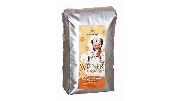 Kaffee Espresso ganze Bohne Wiener Verführung bio, 1 kg 00468268 00468268-2