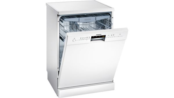 iQ500 Ελεύθερο πλυντήριο πιάτων 60 cm - Χρώμα: Λευκό Τεχνολογία speedMatic για αξιοσημείωτη δύναμη πλύσης με τη λιγότερη κατανάλωση SN25M289EP SN25M289EP-1