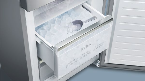 iQ500 Frigo-congelatore da libero posizionamento inoxLook KG39EAL40 KG39EAL40-4