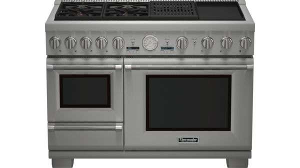 Cuisinière pose-libre large avec deux modes de cuisson PRD48NCSGC PRD48NCSGC-1